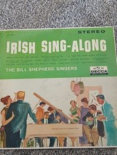 BILL SHEPHERD SINGERS Irish Sing-Along Vinyl LP Decca Records Celtic Folk 