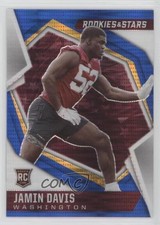2021 Panini Rookies & Stars Rookies Blue Pulsar Prizm 5/50 Jamin Davis #179 z6b