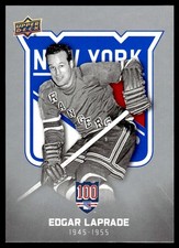 2025-26 UPPER DECK NEW YORK RANGERS CENTENNIAL BASE CARD EDGAR LAPRADE #3