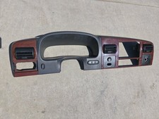 2005-2007 Ford F250 F350 Lariat Dash Cluster Radio Bezel Wood Grain Super Duty