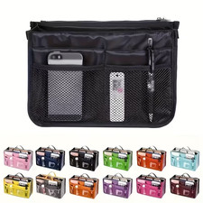 Women Removable Handbag Organiser Insert Cosmetic Bag Tidy Travel Liner Purse