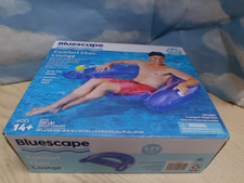 Bluescape Blue Inflatable Comfort Chair Lounge Pool Float, Age 14 up, Unisex