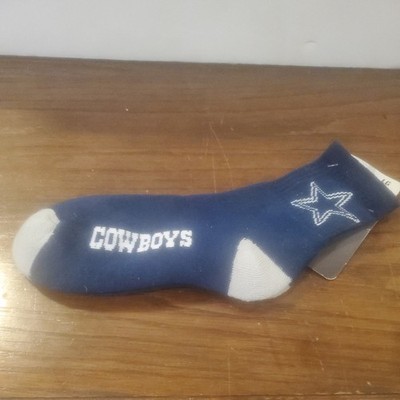 NFL Team Apparel Dallas Cowboys Quarter Socks Men s Large Blue