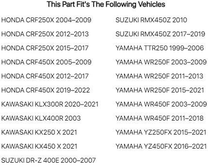 Tusk Motorcycle Enduro Lighting Kit For HONDA CRF250X 2004-2009,2012-2013 - Image 4 of 4