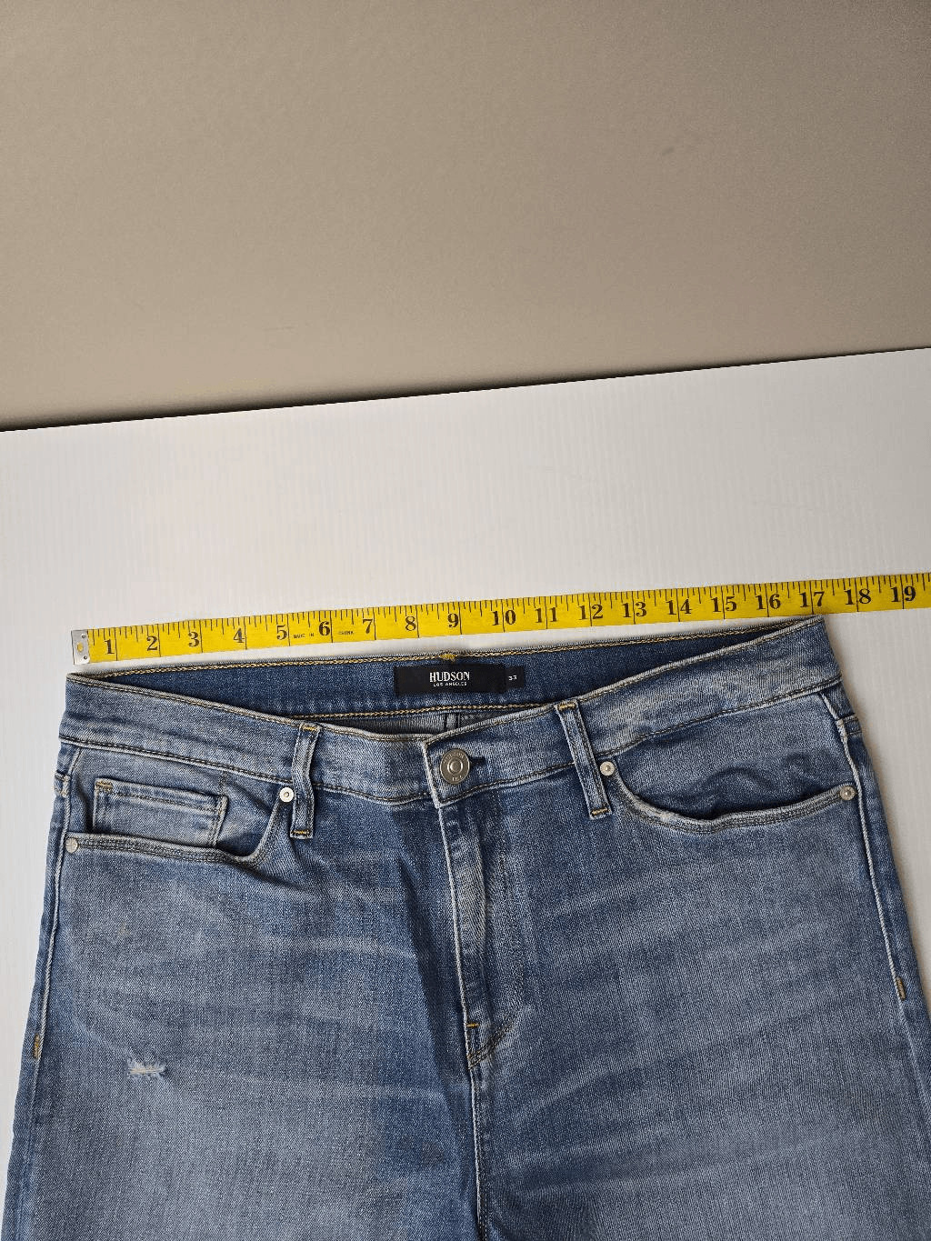 Hudson Nico Jeans Crop Sz 33 New