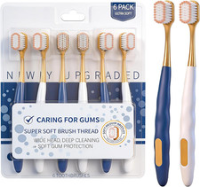 Adult Wide Head Soft Hair Toothbrush, Manual Toothbrush, Excellent Cleaning Effe