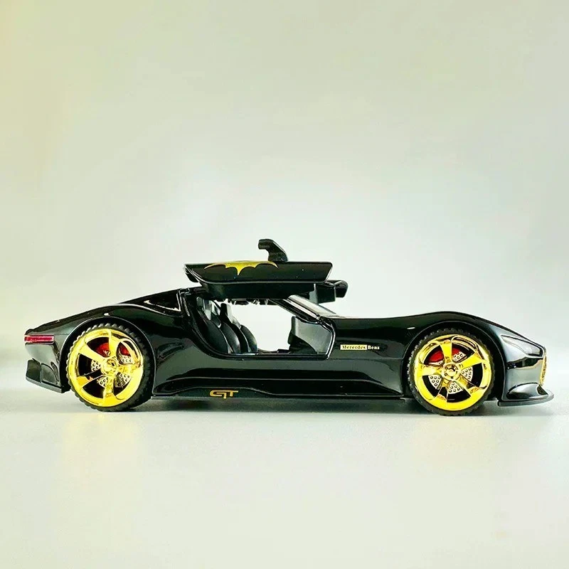 1:32 Batmobile AMG Vision GT Diecast Model Super Car – Sound Light Pull-Back Toy - Image 3 of 4