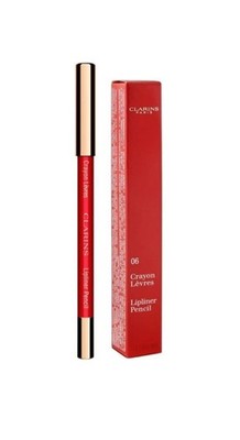 CLARINS Lip Liner Pencil 06 RED New with box Free Shipping!!