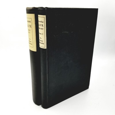 Proceedings A.S.P.R. - The Margery Mediumship Volume I and II - J.Malcolm Bird