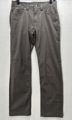 prAna Brion Pant  Men s 30x30 Gray Hiking Outdoor Standard Fit Pants 2056951