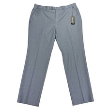 Michael Kors Mens Malone Classic Fit Wool Stretch Suit Pants Light Blue 40x32
