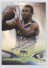 2014 Topps Platinum Auto Rookie Refractor Kevin Norwood #76 Auto 2t7