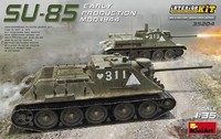 Modell Panzer Su-85 Sowjet Self-Propelled Gun Mod.1944 Early Production. Interio