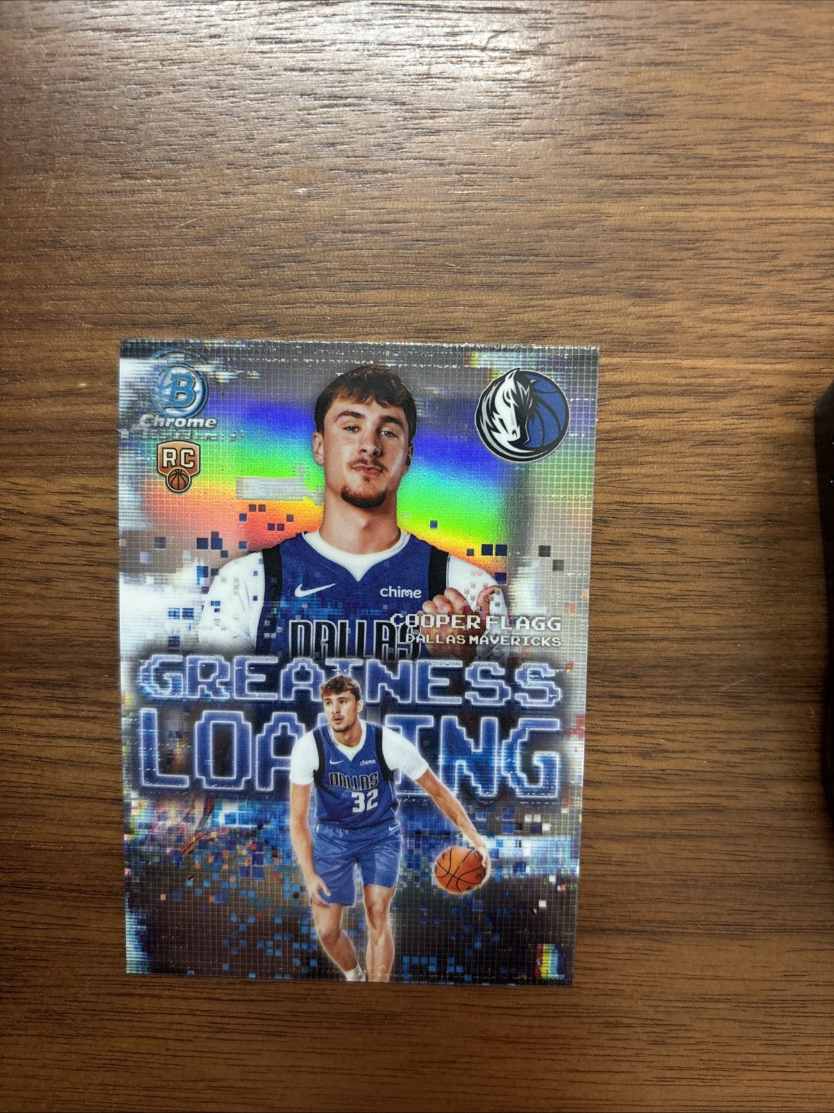 2025-26 Bowman Cooper Flagg Chrome Greatness Loading Refractor Rookie RC #GL-1