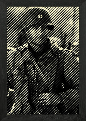 saving private ryan Framed Wall Art Poster Canvas Print Picture