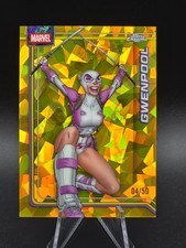 2026 Topps Chrome Marvel Sapphire GWENPOOL Gold Refractor /50 #121