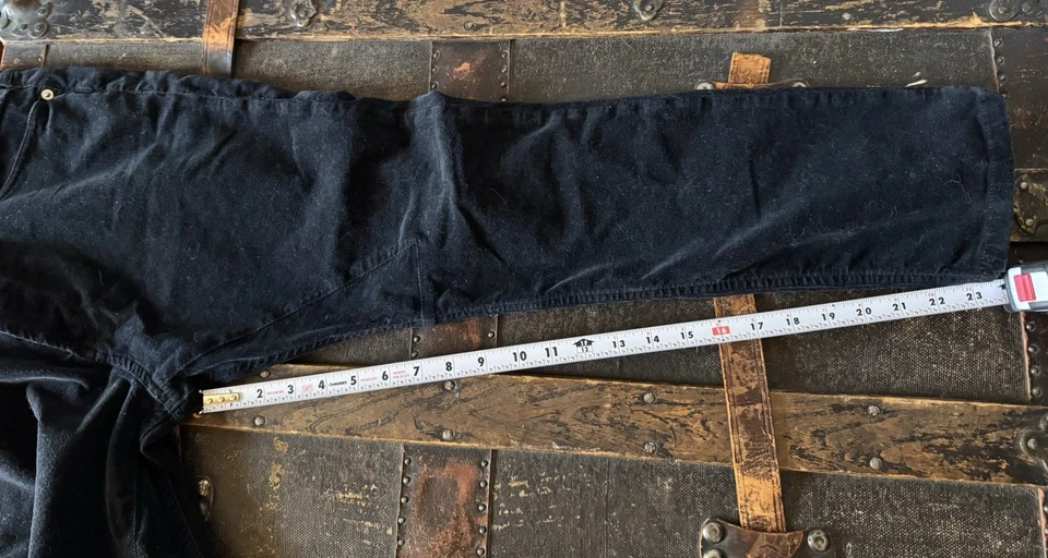 Dolce & Gabbana Black Corduroy Button-Fly Pants Size 40 Italy Authentic - Image 4 of 4