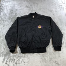 Giacca vintage Los Angeles Lakers uomo grande nera NBA basket bomber anni 90