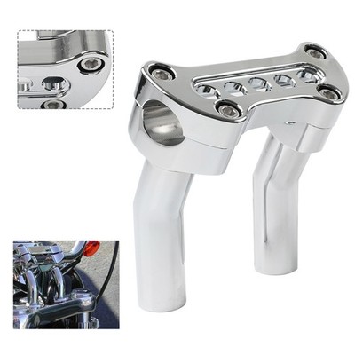 5'' Pullback-Lenker-Riser-Oberklemme fit für Harley 1'' Bar Super Wide Glide 4