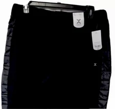 NWT Woman XERSION Mid Rise ACTIVE PANTS Size XXL Black & Side Pockets $60
