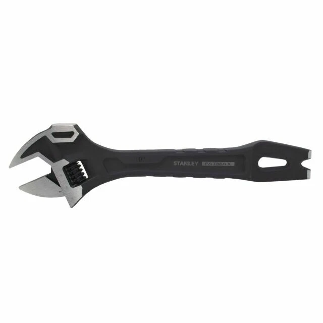 Stanley FatMax Demolition Wrench 250mm 10 Inch Capacity 37mm Adjustable Black
