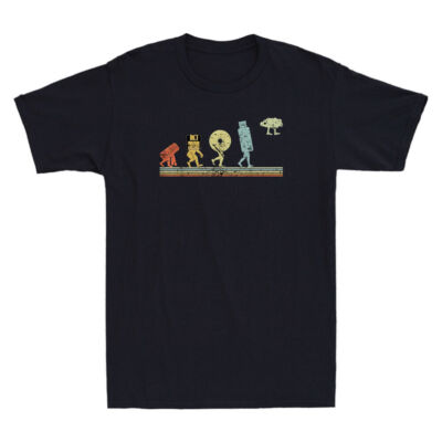 Evolution Cloud Coding Programming Funny Graphic Vintage Men's T-Shirt ...
