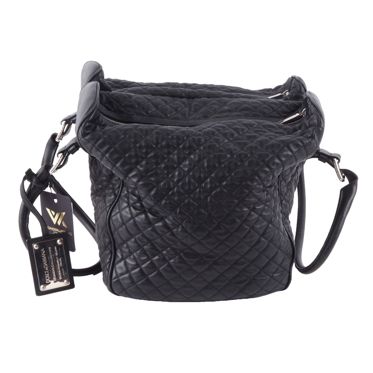 DOLCE & GABBANA Miss Missy Ultra RARE Luxury Leather Designer Tote 