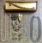 14 Pc Vintage Costume Jewelry Assorted Lot Monet Swarovski Napier Gerry’s