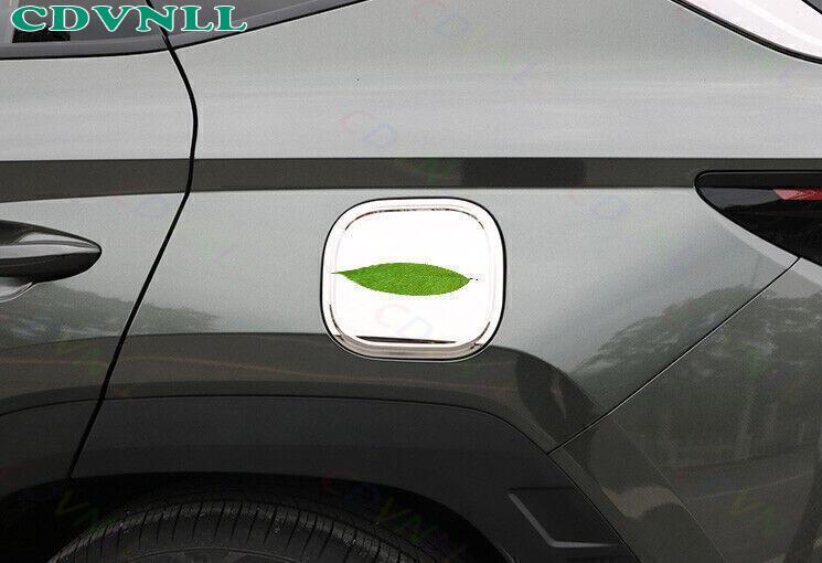 Marco Decorativo Para Portavasos Trasero Hyundai Tucson NX4 2021-2024 - ABS Tipo Fibra De Carbono