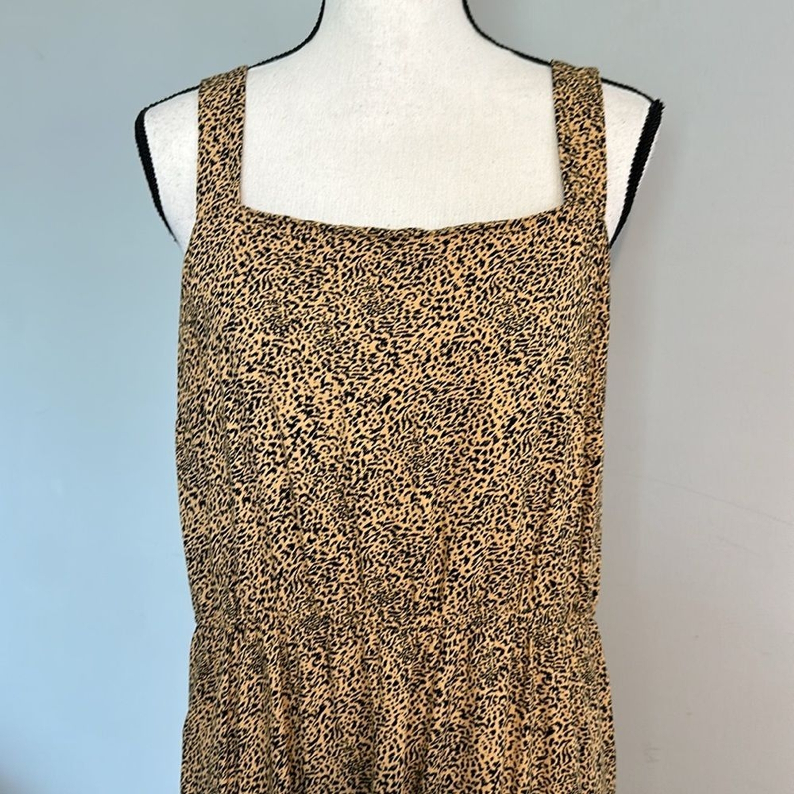 Amazon Essentials Cheetah Leopard Ruffle Summer D… - image 2