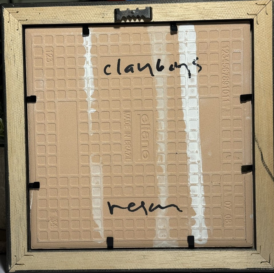 Clayboys Zodiac Capricorn Adjectives Tile Trivet Red 7 3/8 Square x 1/2