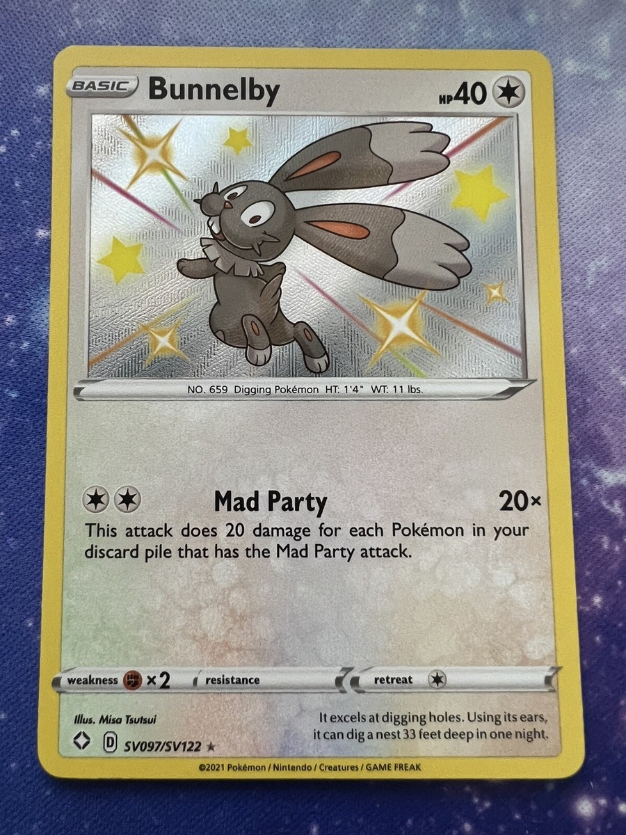 shiny bunnelby pokemon card Pokemon Card Game/[S4a] Shiny Star V]Bunnelby 296/190 S Foil | Buy from TCG  Republic