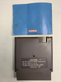 To The Earth - NES Nintendo Original Zapper Game - Game And Manual