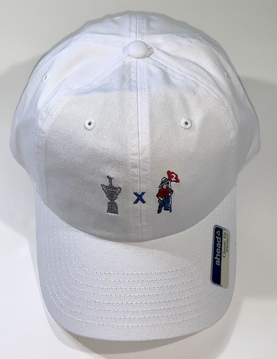 Cph/Golf #09×2 IN OUT BB CAP WHITE 2024 US Open Golf Hat white Pinehurst Putter Boy x trophy