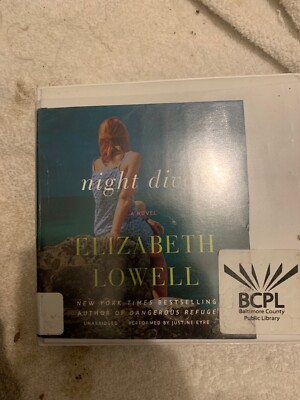 Shelf205 Audiobook~Night Driver - Elizabeth Lowell - unabridged - 8CDs 