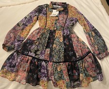 Zara Printed Mini Dress Sz Small