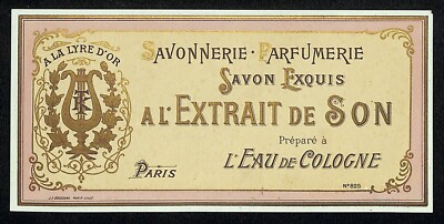 Savon Savonnerie Parfumerie Savon Exquis À L'extrait de Son French Label