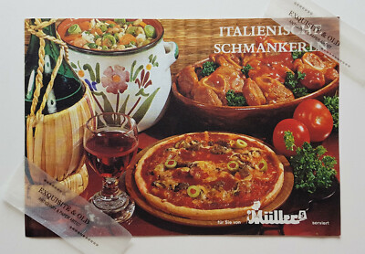 Italienische Schmankerln Müller Neutraubling Gewürze Werbung Deko Küche Vintage