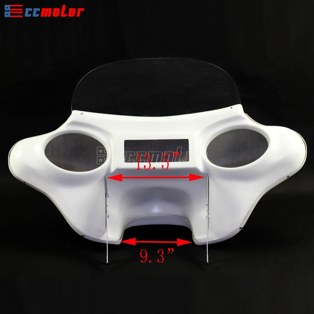 Sound King チャフチャス Detachable Batwing Fairing 6x9 Speaker For Harley-Davidson