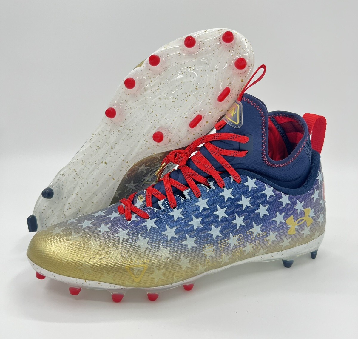 Under Armour Spotlight Lux MC LE USA Football Cleats Mens 