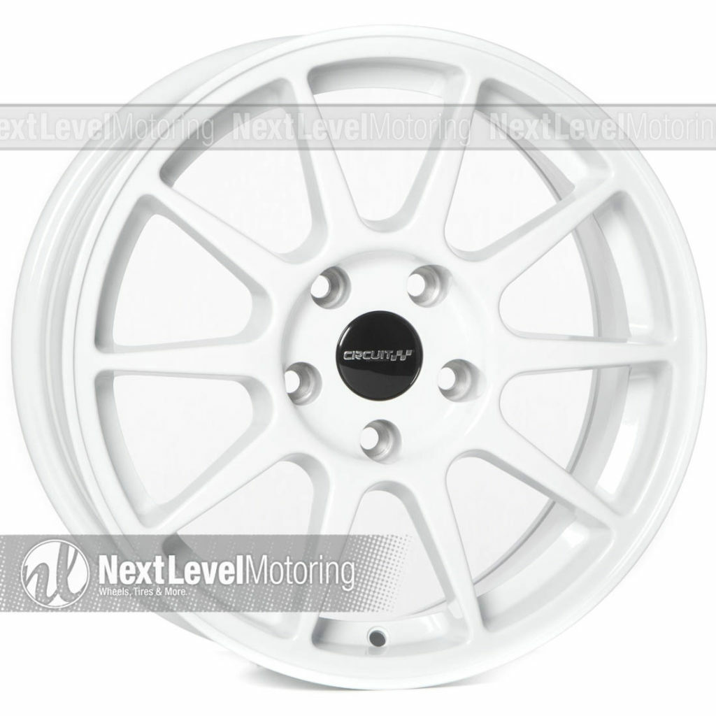 Circuit Performance CP23 16x7 5x114.3 +35 Gloss White Wheels Rims