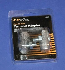2 New U1 Battery Flag Terminal To Top Post Adapter Deka  