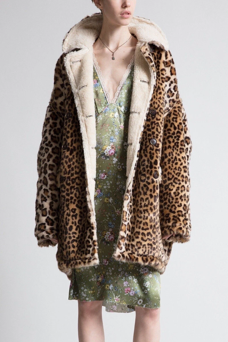 R13 leopard hunting coat discount