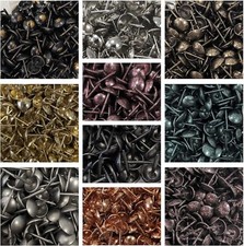 BULLETTE TESTA BOMBATA CHIODI PER TAPPEZZERIA CHIODINI BORCHIE BOTTONI PUNTINE