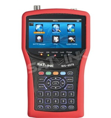 Satlink WS-6979 DVB-S2&DVB-T2 MPEG4 HD COMBO + Spectrum Satellite Meter Finder