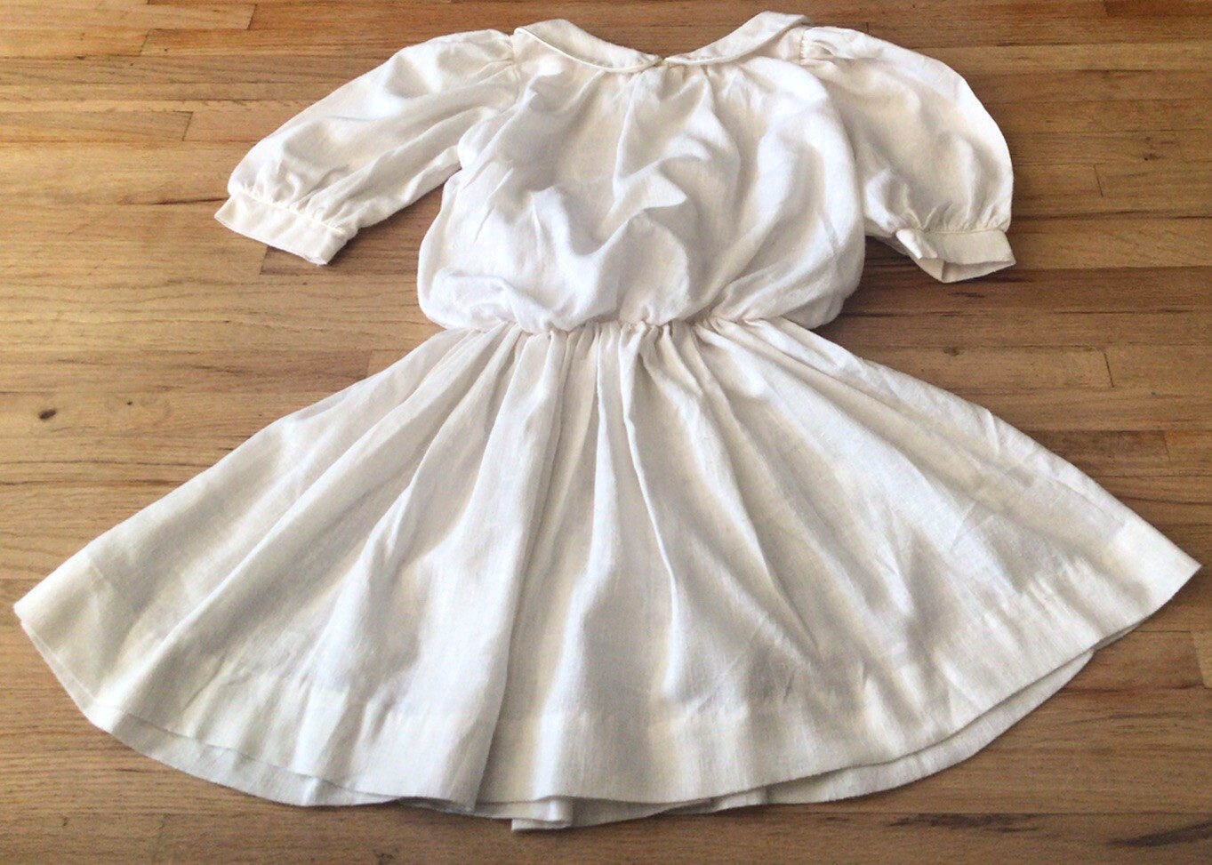 Abito bianco bambina Yves Saint Laurent vintage anni 80 cottage core taglia 7
