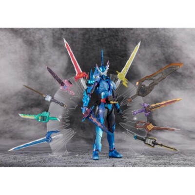BANDAI S.H. Figuarts Kamen Rider Xross Saber & 10 SEIKEN Holy Sword Set 2