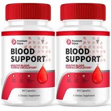 (2 Pack) Premium Glyco Blood Support Supplement, PremiumGlyco (120 Capsules)