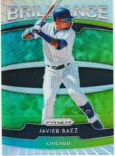 JAVIER BAEZ 2020 PANINI PRIZM BRILLIANCE HOLO SILVER REFRACTOR SP CARD # B-5