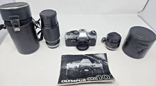 Olympus Om 10 35mm Vintage Camera With Extra Lens and Manual